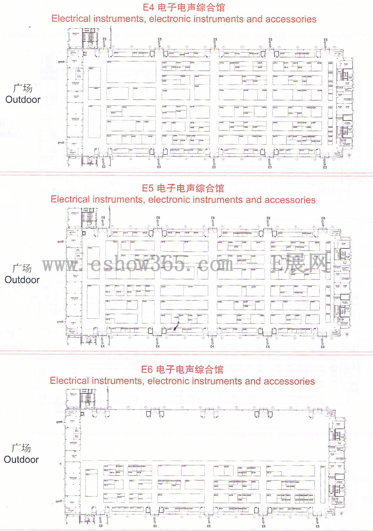 2012第十一届中国（上海）国际乐器展览会 MUSIC CHINA的平面图